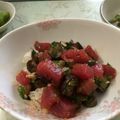 ぽこチャン's cooksnap of when they made レンジで♬茄子とマグロの生姜醤油あえ.