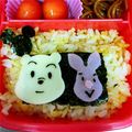 minarinまま's cooksnap of when they made キャラ弁☆プーさんピグレットのお弁当.