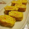 時花菜's cooksnap of when they made かにかま入りだし巻き卵.