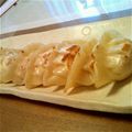 なつかっちゃん's cooksnap of when they made ささみとカマンベールチーズの焼き餃子♪.