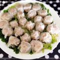 ミセスあまぐり's cooksnap of when they made 簡単！レンジで包まないシュウマイ.