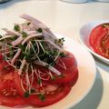 uka310's cooksnap of when they made とまと♡♥スプラウトチーズサラダ.