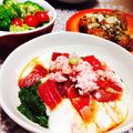 yukimeiko's cooksnap of when they made マグロとアボカドのねばねば丼.
