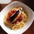 さおりんごりラッパ's cooksnap of when they made 簡単☆トマト缶でトマトスープの冷製パスタ.