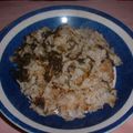 Jock's cooksnap of when they made 野沢菜とじゃこのピリ辛炒飯.