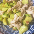 はーママ☆'s cooksnap of when they made 豚肉ときゅうりの梅肉炒め.
