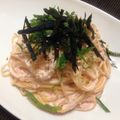 いつも食べてたい's cooksnap of when they made 五右衛門のたらこのカルボナーラ♡.