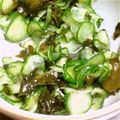 まなわかこじ's cooksnap of when they made 園の給食酢の物-カブ胡瓜タコ、ワカメ♪.