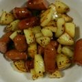 ゆきのひうまれ's cooksnap of when they made ポテトとウインナーのマヨマスタード炒め.