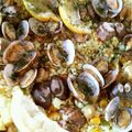 ねるの大好き's cooksnap of when they made フライパンで！あさりとチキンのパエリア.