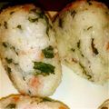 stitch_nao's cooksnap of when they made 梅と青シソのおにぎり.