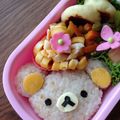 minch＊＊'s cooksnap of when they made 簡単！キャラ弁当☆薄焼き卵アレンジ♪.