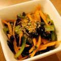 BiwacoJune's cooksnap of when they made 小松菜のナムル風サラダ.