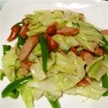 Kαi＊MαMα's cooksnap of when they made 新キャベツとウインナーのさっぱり炒め.