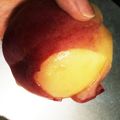 キム・リンコ's cooksnap of when they made 桃の皮剥き.