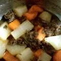 みにちえ's cooksnap of when they made 圧力鍋で牛小間切れと大根の煮物.