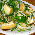ちょこちょこちょこな's cooksnap of when they made 厚揚げともやしの味噌炒め.
