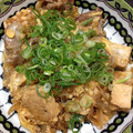 bowyuribow's cooksnap of when they made めんつゆで簡単！豚コマの卵とじ〜☆.