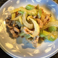 didiko's cooksnap of when they made ☆簡単☆セロリと豚肉のめんマヨ炒め.