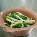 sitanasi's cooksnap of when they made 【副菜】小松菜とエノキの煮浸し.