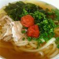 まゅさん。's cooksnap of when they made 梅豚うどん.