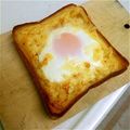 ポロポリん's cooksnap of when they made 朝にお手軽♪　たまごトースト.
