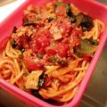 apoooori's cooksnap of when they made ☆フレッシュバジルでトマトパスタ☆.