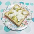 まっちー食堂's cooksnap of when they made キウイとレモンのチーズトースト〜♪.