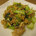ももののは's cooksnap of when they made 簡単♪チンゲン菜と豚こまの卵とじ.