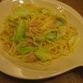 ももののは's cooksnap of when they made 簡単　キャベツとツナのパスタ.