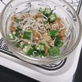 hozunyam's cooksnap of when they made オクラ納豆.