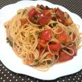 しばっち。's cooksnap of when they made トマトと青じそ☆冷製バルサミコ酢パスタ.