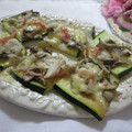 miyuki12's cooksnap of when they made 舞茸とカニカマのズッキーニ巻き♪天ぷら.