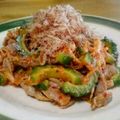 rr's cooksnap of when they made 豚肉とゴーヤのキムチ炒め.