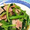川崎＠のり子's cooksnap of when they made ほうれん草とベーコンのバター醤油炒め.