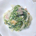 RoomA's cooksnap of when they made ほうれん草と卵のオイマヨサラダ.