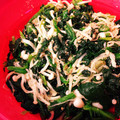 bird34's cooksnap of when they made レンジで簡単☆法蓮草としめじのおひたし☆.