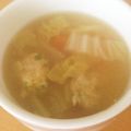 yukkachoco's cooksnap of when they made 具だくさん鶏だんごスープ.