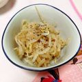 みるくちゃん♡'s cooksnap of when they made もやしのブラックペッパーにんにく醤油和え.