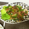 クリオネM's cooksnap of when they made 牛肉とにんにくの芽のオイスターソース炒め.