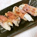 快くん's cooksnap of when they made お弁当に☆ﾍﾞｰｺﾝでｻｻﾐ巻き♪.