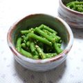 かこ☆かっちゃん's cooksnap of when they made ビールに合うおつまみ十六ささげのお浸し.