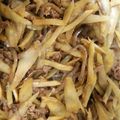 THIGA's cooksnap of when they made 我が家の甘めきんぴら～牛肉編～.