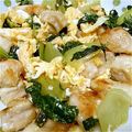 asami★☆'s cooksnap of when they made 鶏むね肉とちんげん菜の炒めもの.