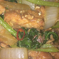 す1222's cooksnap of when they made 小松菜のさば缶炒め.