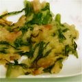 ○●すみれ●○'s cooksnap of when they made 中からとろ～り！チーズとニラのチヂミ.
