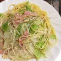 トモンモン's cooksnap of when they made 簡単！えのきとベーコンのスープパスタ.