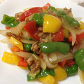 しゅんパンまん's cooksnap of when they made 豚コマとピーマンの中華炒め.