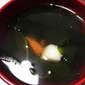 kanacc's cooksnap of when they made 山芋とわかめで♪梅すまし汁.