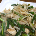 kuu汰's cooksnap of when they made もやしの鶏皮炒め.